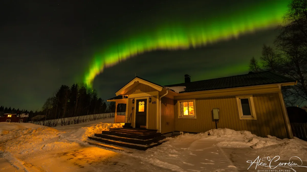 Aurora over Juhonpieti, Sweden
